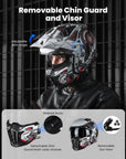 ILM Open Face Motorcycle 3/4 Half Helmet Model Z302 - ILM