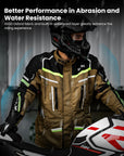 ILM Men's Street Motorcycle Jacket with CE Armor and Detachable Thermal Liner Waterproof Adventure Touring Jackets Model JRL3