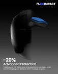 ILM Open Face Motorcycle 3/4 Helmet Model MO325
