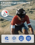 ILM Smart Adult Bike Helmet Model E3-12LS and Bluetooth Ear Pad - ILM