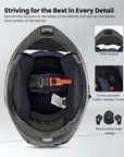 ILM Motorcycle Modular Full Face Helmet LED Tail Light Model 906L