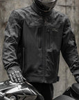 ILM Motorcycle Riding Jacket Reflective with CE Armor and Detachable Thermal Liner Dual Sport All Season for Men Model JRF4