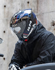 ILM Open Face Motorcycle 3/4 Helmet Model MO325