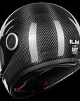 ILM Carbon Fiber Lightweight Motorcycle Helmets Full Face Retro Helmet Model F611