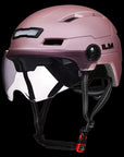 ILM Bike Helmet with USB Rechargeable LED Front and Back Light Model E3-10L
