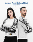 ILM Motorcycle Armor Flow Shirt for Men Women Mesh Riding Jacket Body Chest CE Protective Padded Model AF01 - ILM