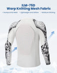 ILM Motorcycle Armor Flow Shirt for Men Women Mesh Riding Jacket Body Chest CE Protective Padded Model AF01 - ILM