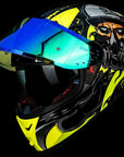ILM Full Face Motorcycle Helmet Model Z501 - ILM