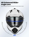 ILM Dual Sport Adventure Motorcycle Helmet Model WS902 - ILM