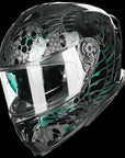 ILM Motorcycle Full Face Street Racing Helmet Model MF567