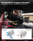 ILM Snell SA2020 Approved Auto Racing Lightweight Fiberglass Full Face Helmets Model 890 - ILM