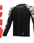 ILM Motorcycle Armor Flow Shirt for Men Women Mesh Riding Jacket Body Chest CE Protective Padded Model AF01 - ILM