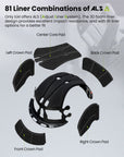 ILM Full Face Motorcycle Helmet DOT Approved Powersports Street Racing Cascos para Motos Model MF510A