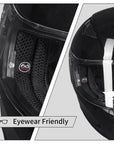 ILM Motorcycle Snowmobile Full Face Helmet Model 129 - ILM