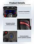 ILM Carbon Fiber Snell M2020D Full Face Motorcycle Adventure Helmet Model L13 - ILM