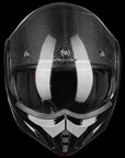 ILM Carbon Fiber Vintage Full Face Modular Motorcycle Helmet Model B707C