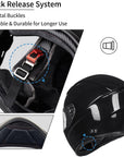 ILM Motorcycle Snowmobile Full Face Helmet Model 129 - ILM