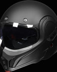 ILM Vintage Full Face Modular Motorcycle Helmet Model B707