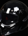 ILM Vintage Full Face Modular Motorcycle Helmet Model B707
