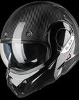 ILM Carbon Fiber Vintage Full Face Modular Motorcycle Helmet Model B707C