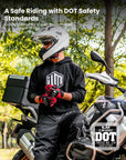 ILM Off Road Motorcycle Dual Sport Helmet Model 606V - ILM