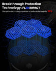 ILM Full Face Motorcycle Helmets Powersports Street Racing Cascos para Motos Model MF510