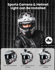 ILM Open Face Motorcycle 3/4 Half Helmet Model Z302 - ILM
