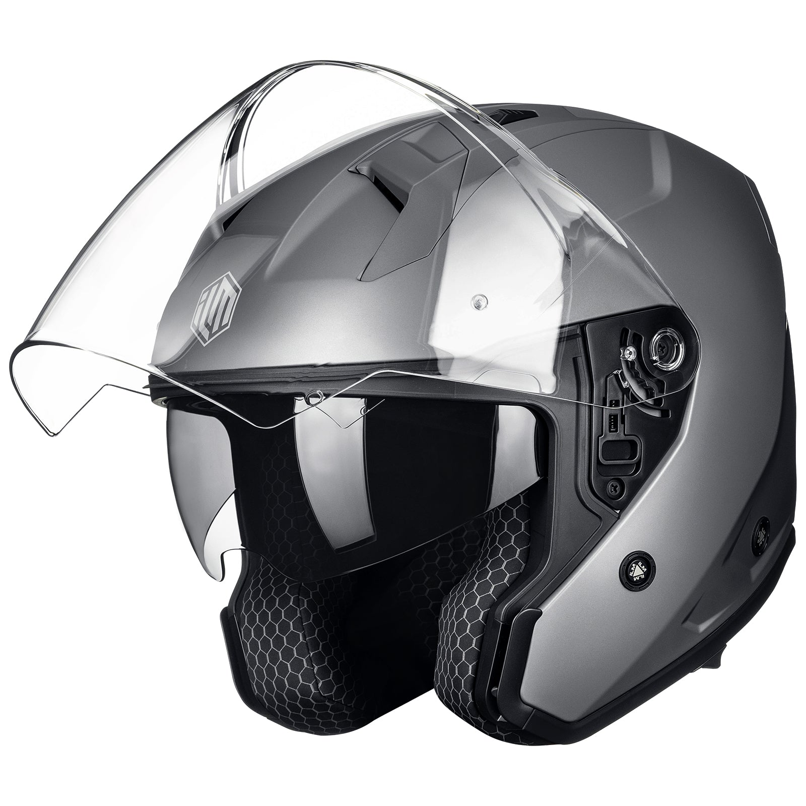 ILM Open Face Motorcycle 3/4 Helmet Model MO325
