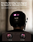ILM Smart Adult Bike Helmet Model E3-12LS and Bluetooth Ear Pad - ILM