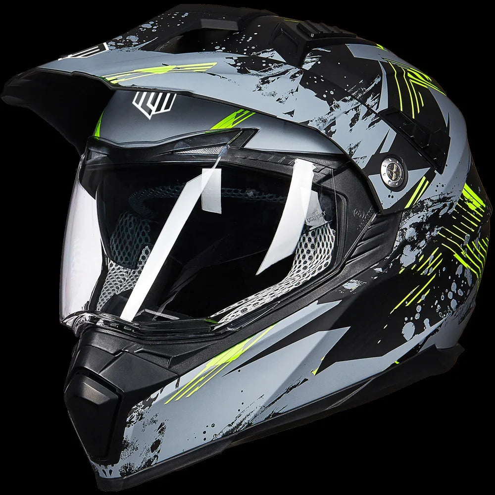 ILM Off Road Motorcycle Dual Sport Helmet Model 606V