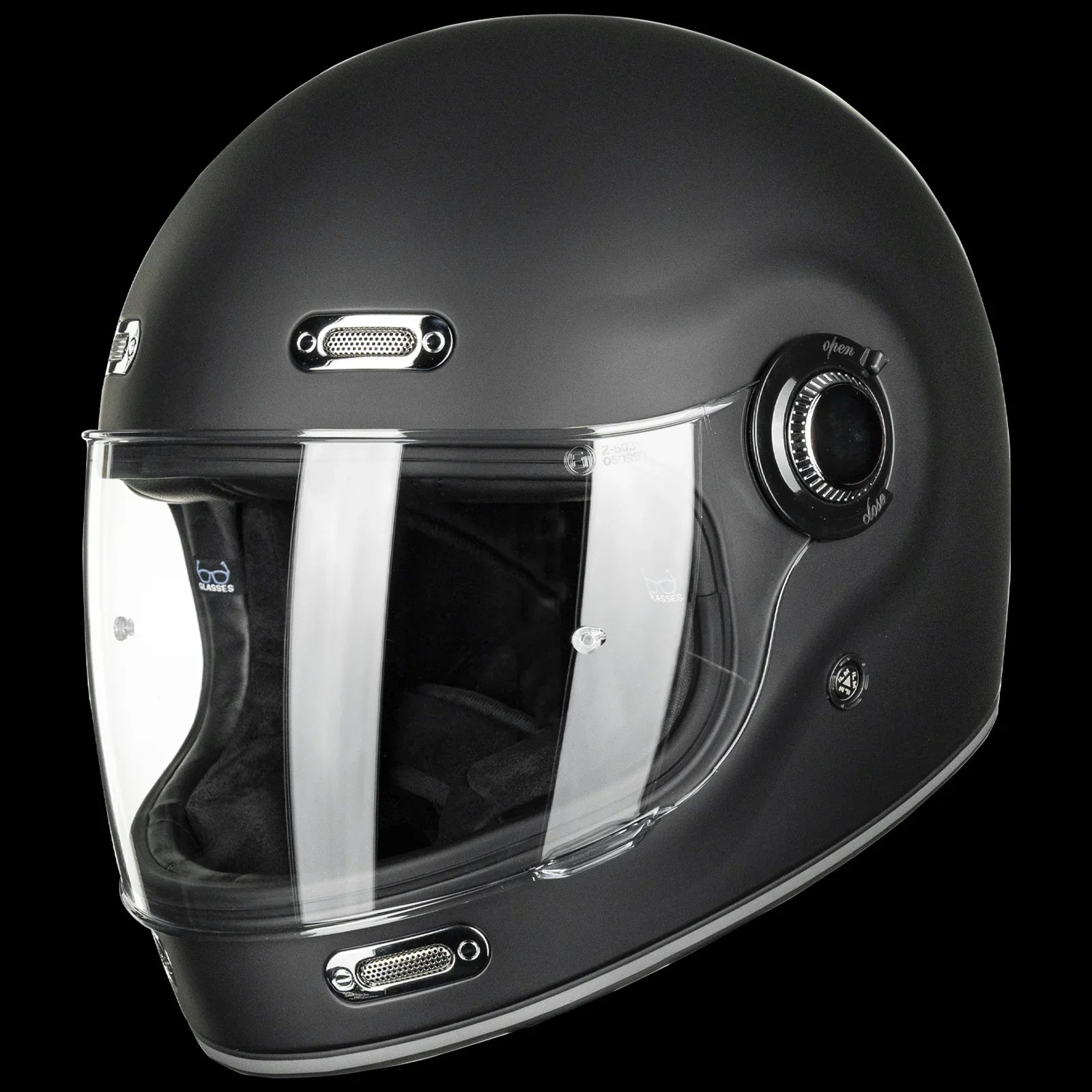 ILM Retro Full Face Motorcycle Helmet Model Z503
