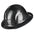 ILM Carbon Fiber Full Brim Hard Hat for Men with 4-8 Point Suspension OSHA and ANSI Construction Safety Hat Model MS401 - ILM