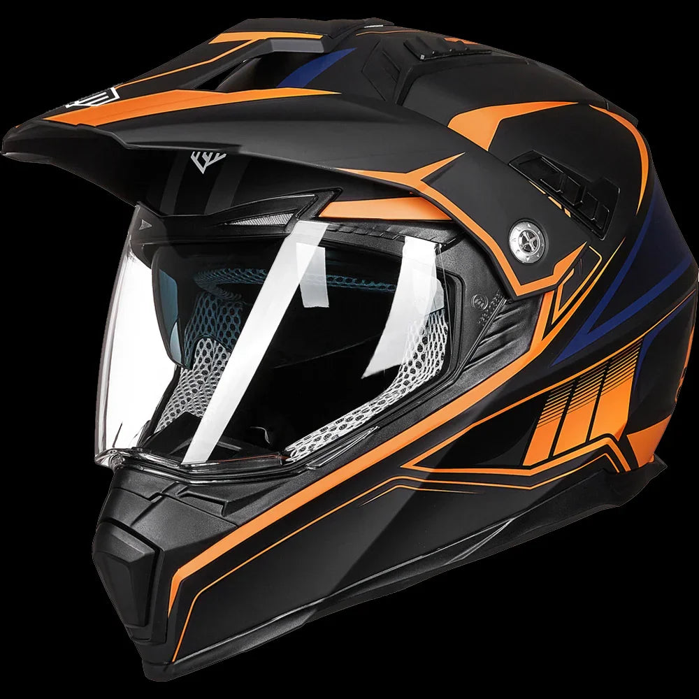 ILM Off Road Motorcycle Dual Sport Helmet Model 606V