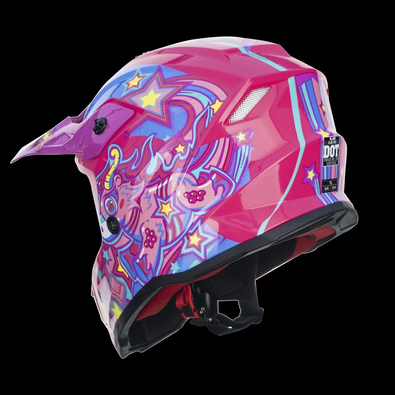 ILM Youth ATV Helmet Kids Dirt Bike Helmet Model Z705