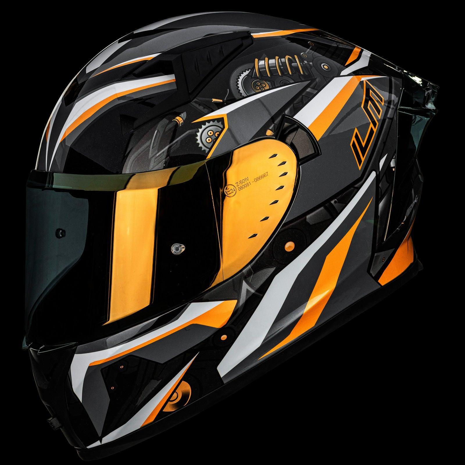 ILM Full Face Motorcycle Helmet Model Z501 - ILM