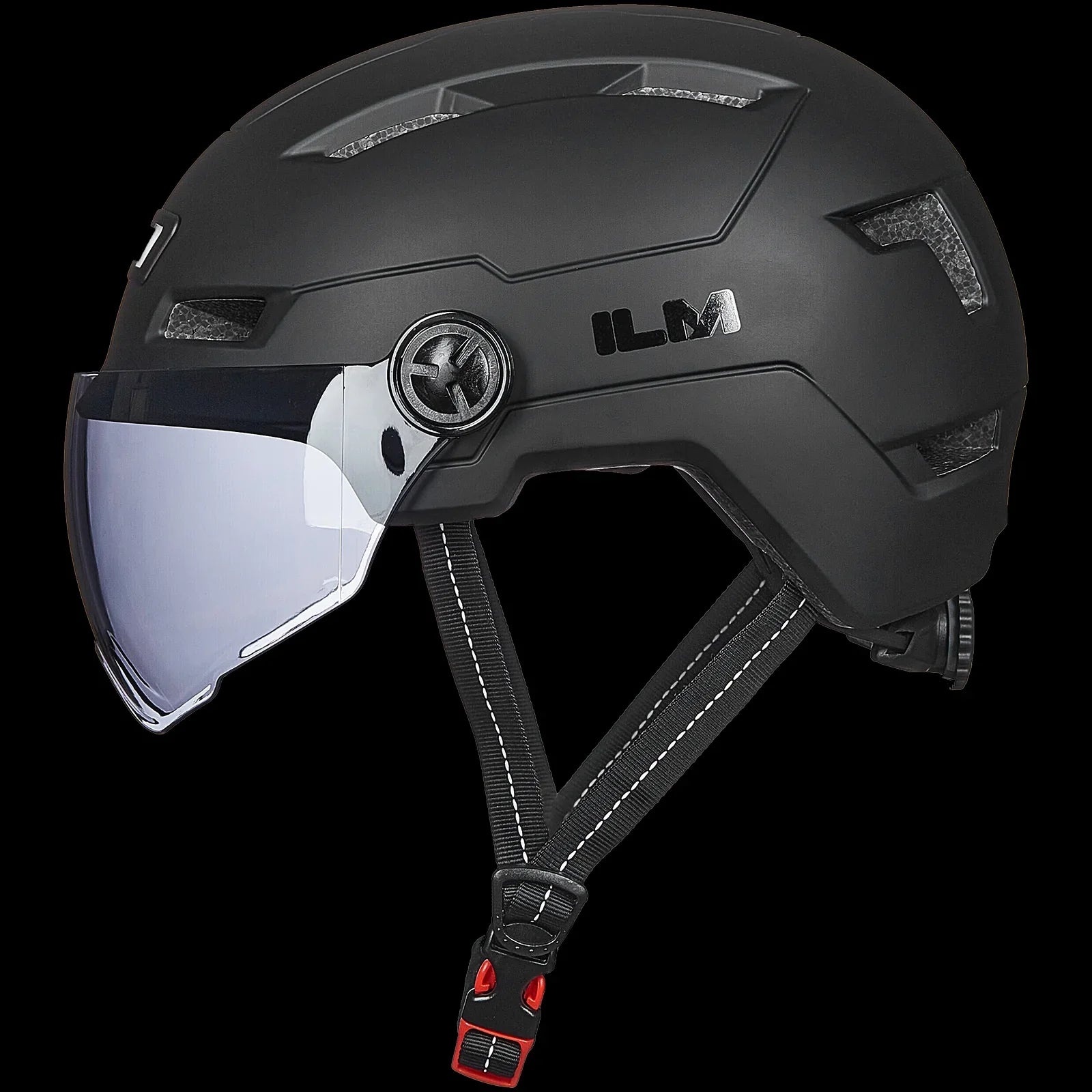 ILM Bike Helmet with USB Rechargeable LED Front and Back Light Model E3-10L