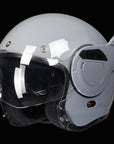 ILM Vintage Full Face Modular Motorcycle Helmet Model B707