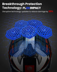 ILM Full Face Motorcycle Helmet DOT Approved Powersports Street Racing Cascos para Motos Model MF510A