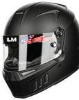 ILM Snell SA2020 Approved Auto Racing Lightweight Fiberglass Full Face Helmets Model 890 - ILM