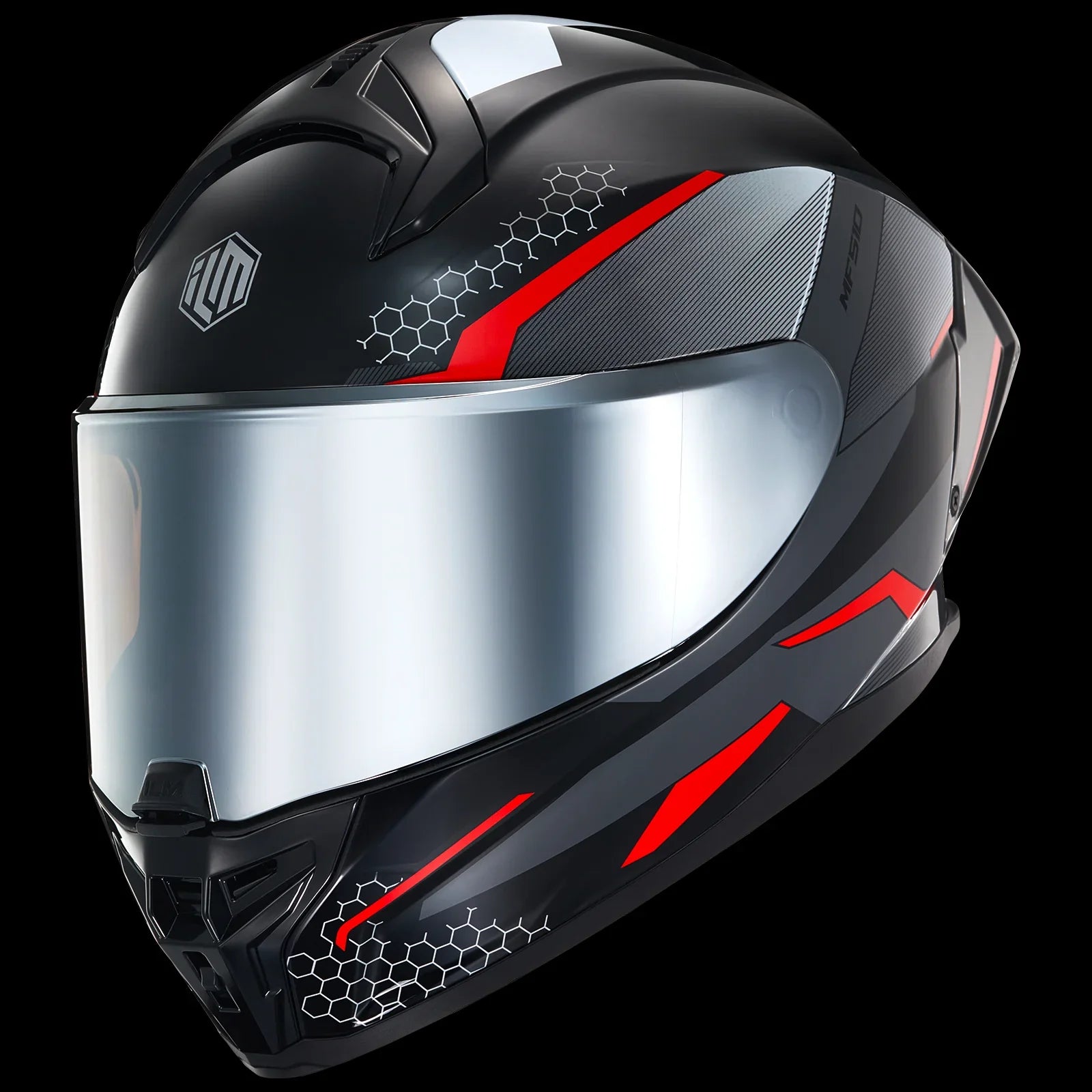 ILM Full Face Motorcycle Helmets Powersports Street Racing Cascos para Motos Model MF510