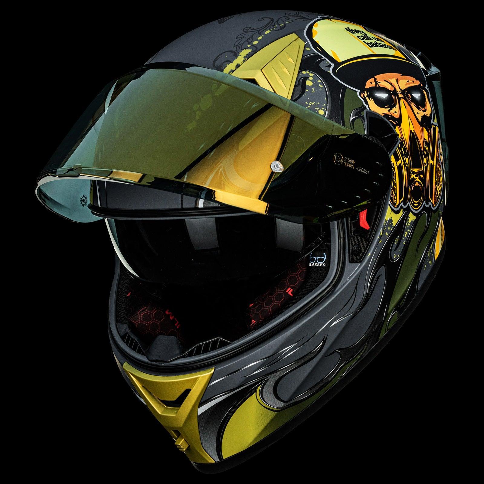 ILM Full Face Motorcycle Helmet Model Z501 - ILM