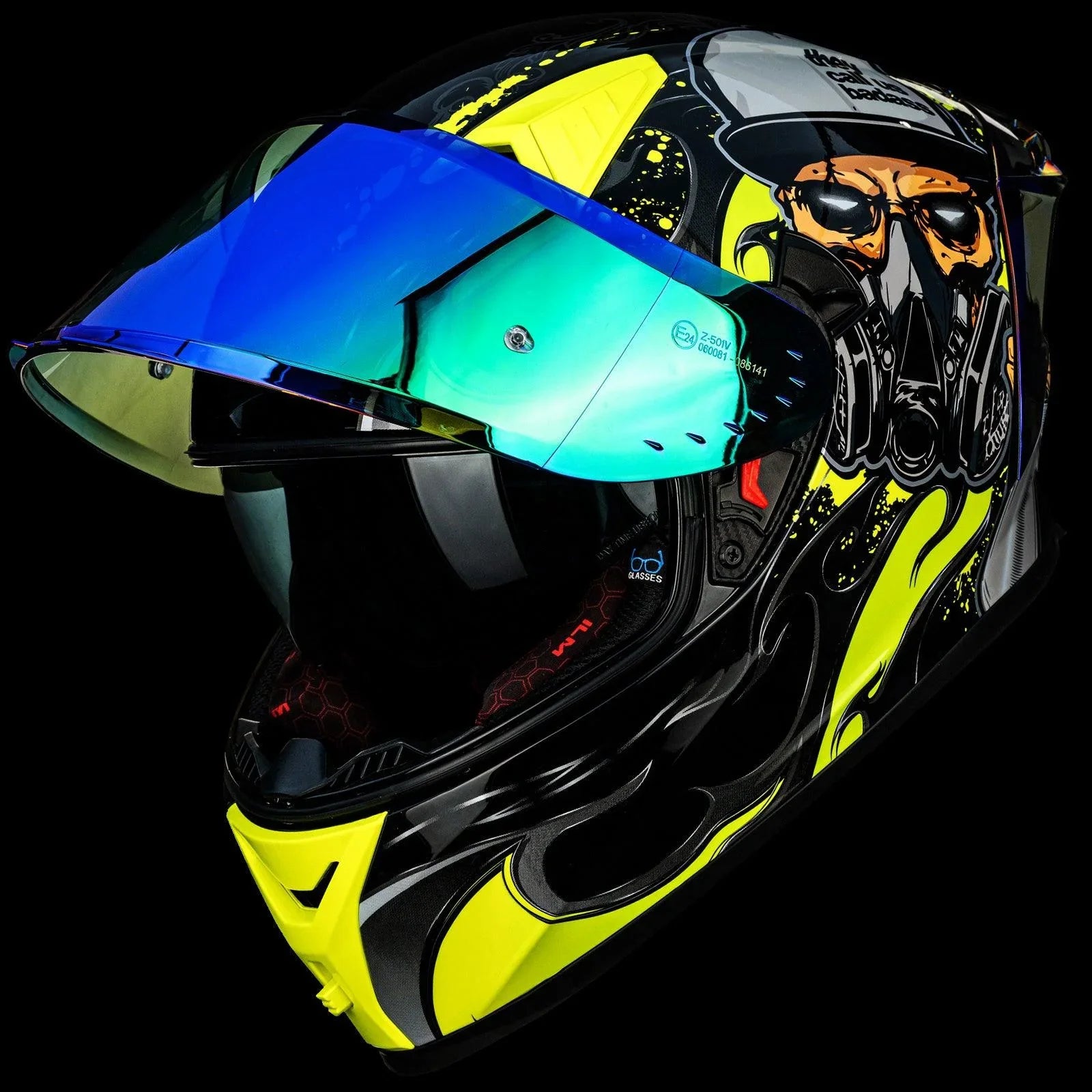 ILM Full Face Motorcycle Helmet Model Z501 - ILM