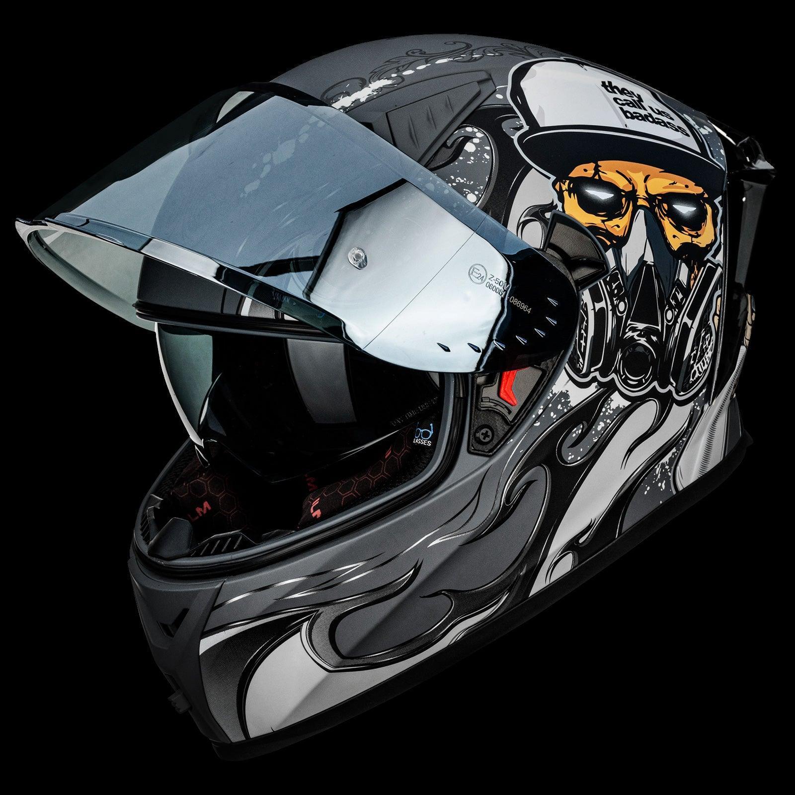 ILM Full Face Motorcycle Helmet Model Z501 - ILM