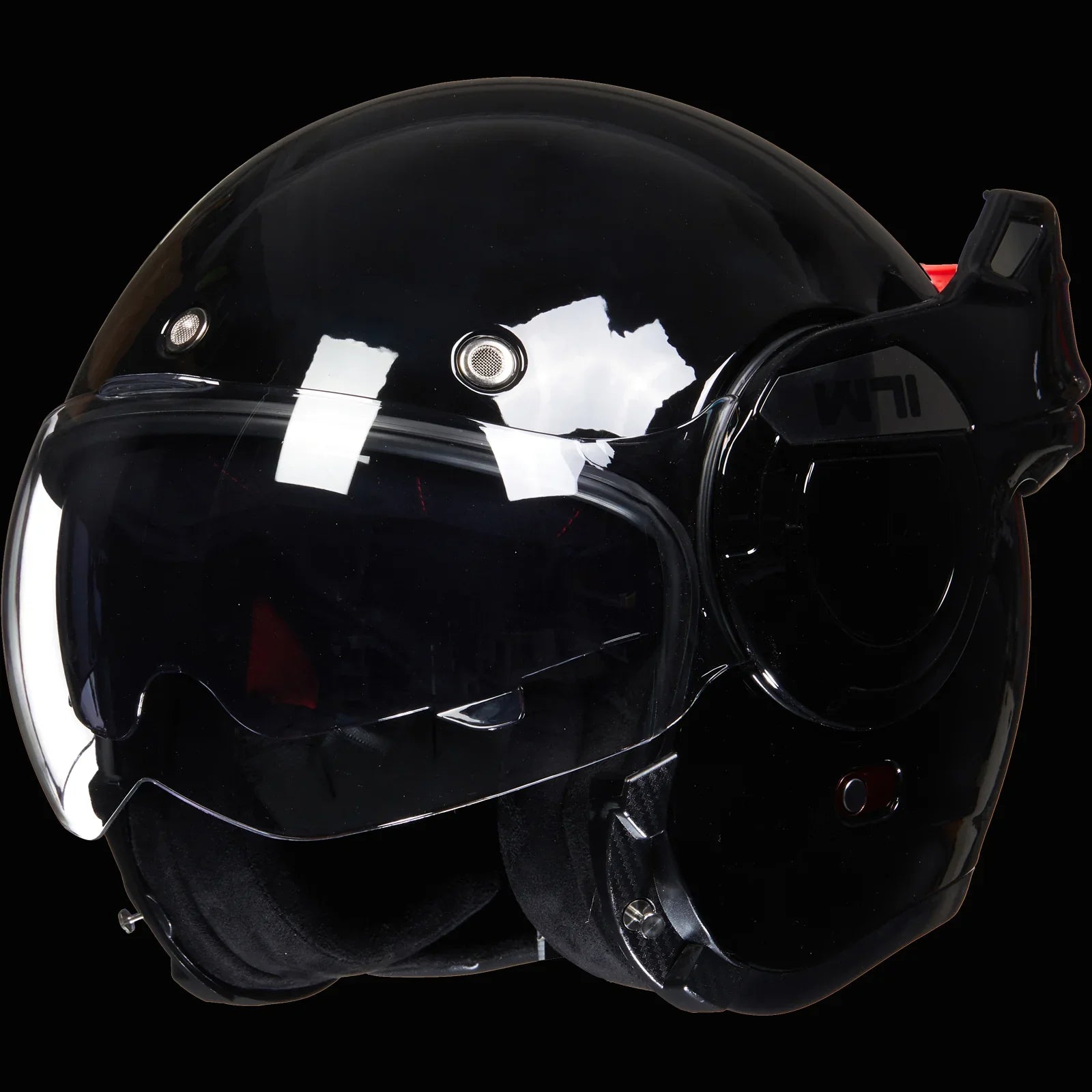 ILM Vintage Full Face Modular Motorcycle Helmet Model B707