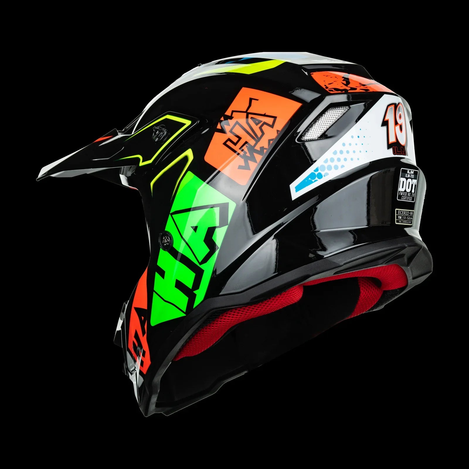 ILM Youth ATV Helmet Kids Dirt Bike Helmet Model Z705