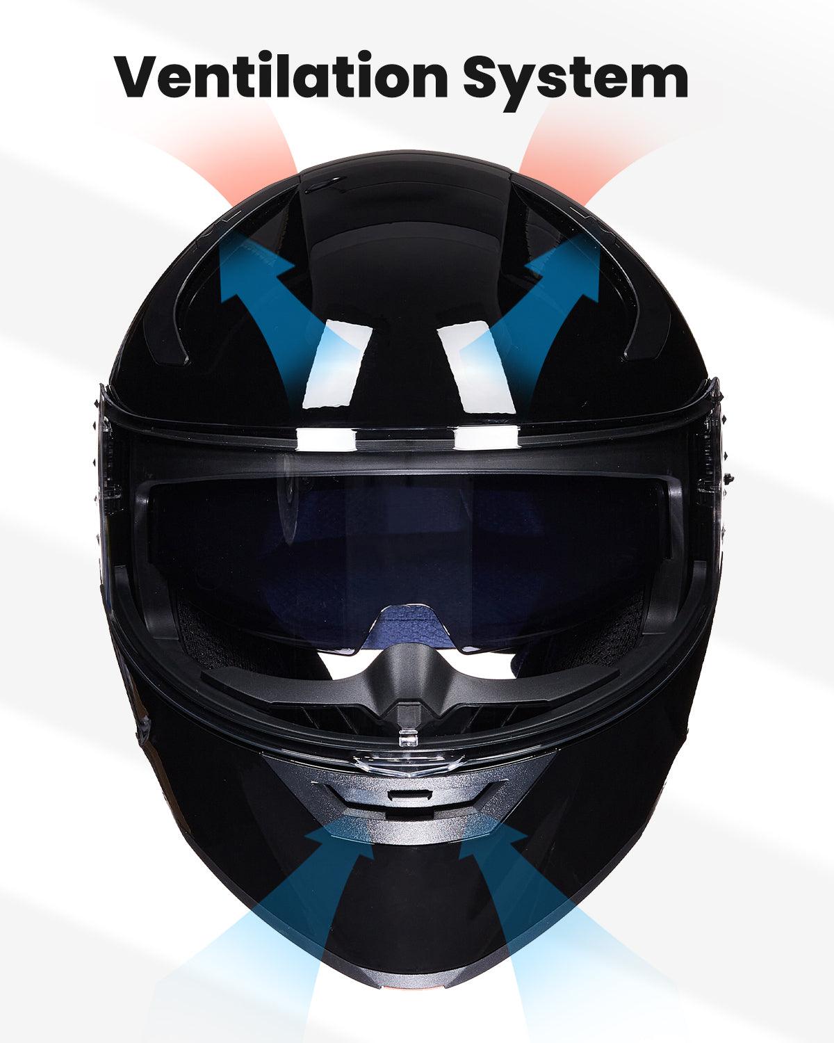 ILM Adult Motorcycle Modular Full Face Helmet Model WS206