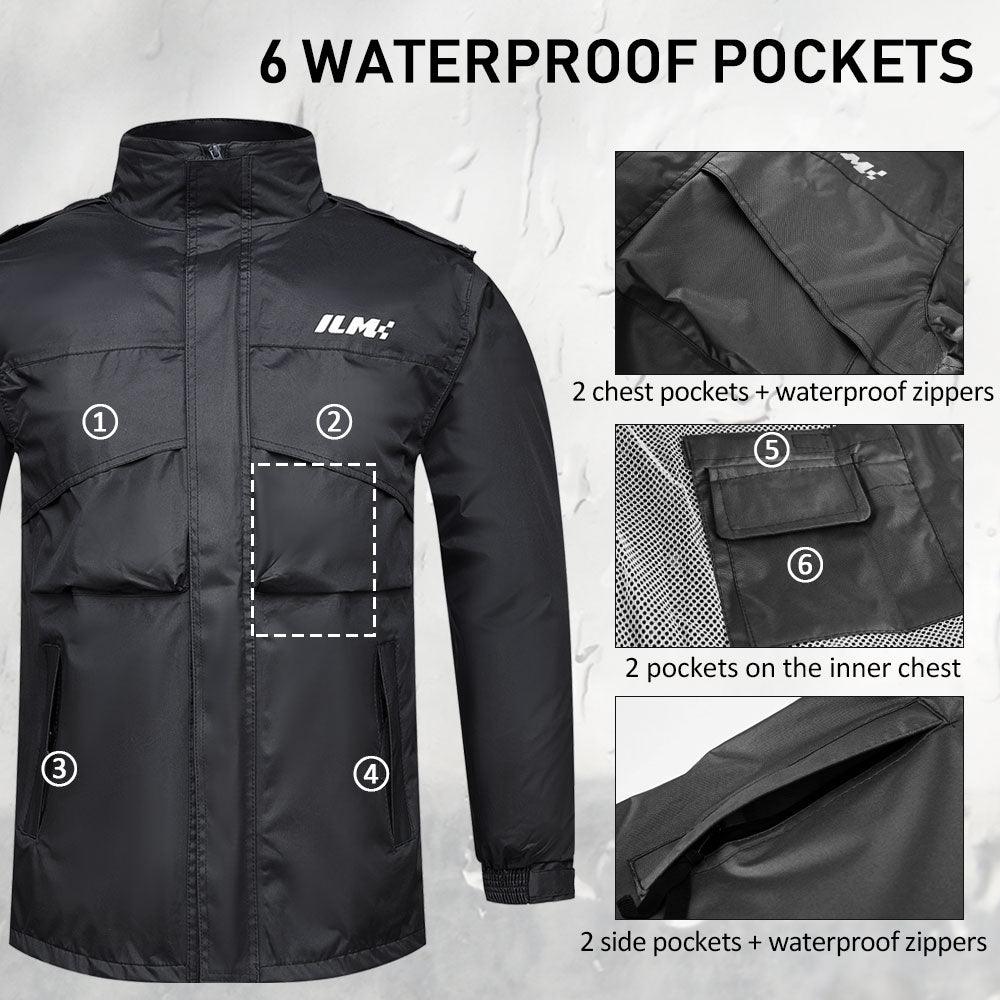 ILM Motorcycle Rain Wear Model RS02 - ILM