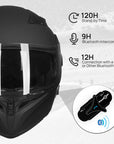 ILM Modular Flip up Full Face Bluetooth Motorcycle Helmet Model 902BT PRO - ILM