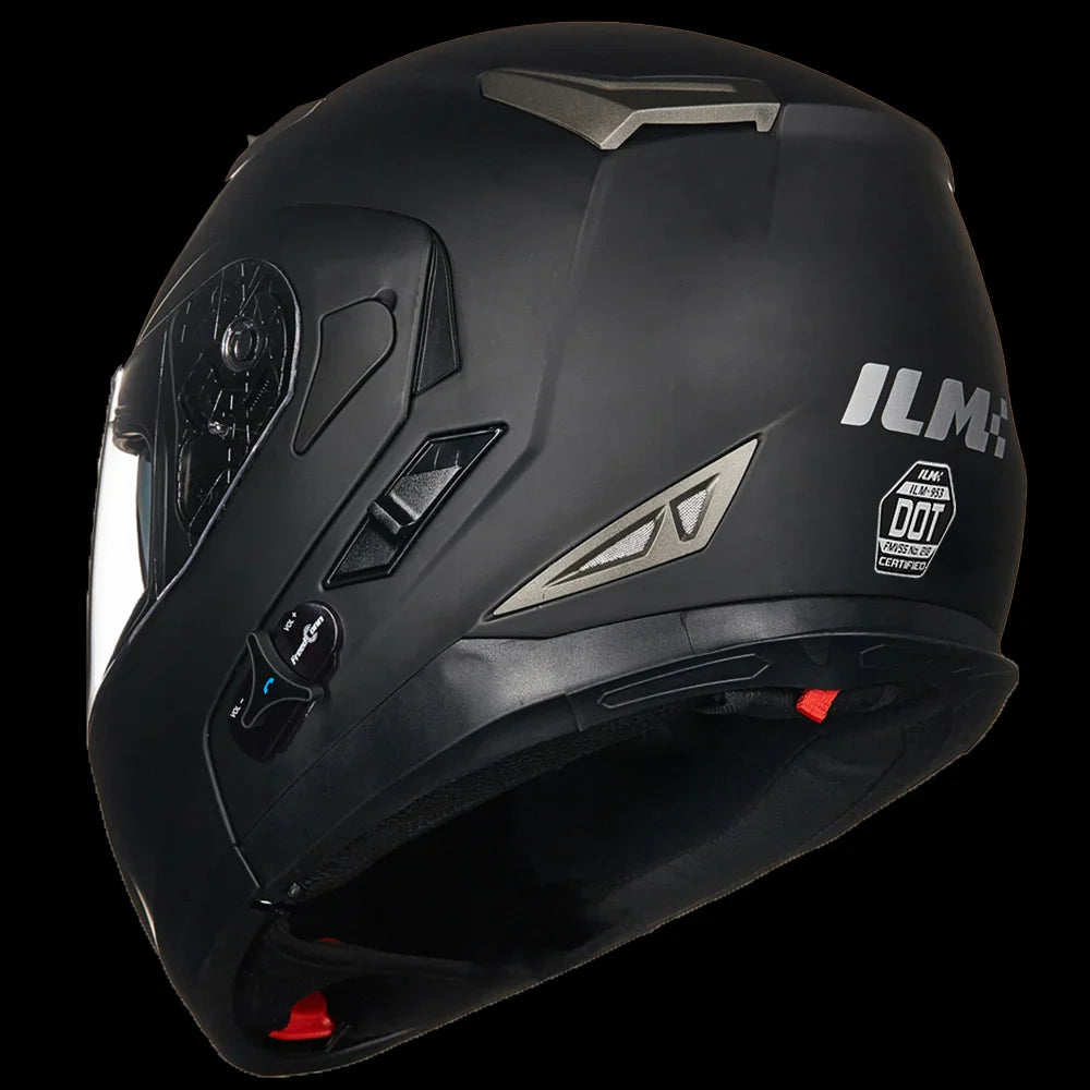ILM Bluetooth Integrated Modular Flip up Full Face Motorcycle Helmet Model 953
