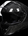 ILM Full Face Motorcycle Carbon Fiber Helmet Model 861C - ILM